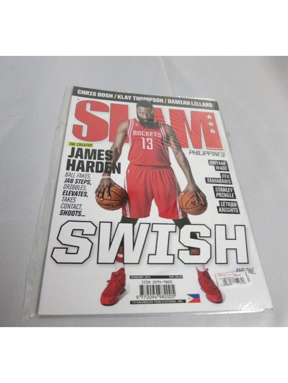 SLAM Magazine James Harden Sealed Brand New!